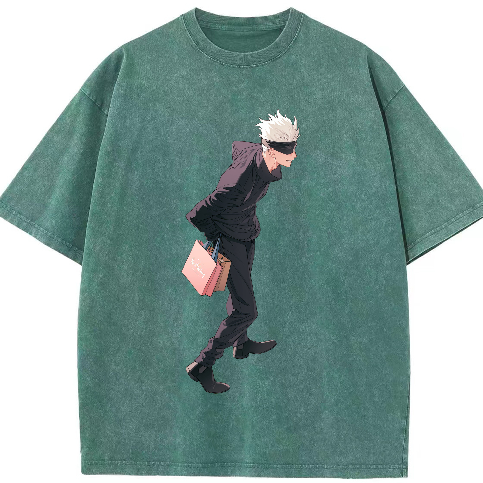 （画像用） 呪術廻戦 Jujutsu Kaisen 綿100% ヴィンテージ風 半袖Tシャツ（フロントプリント）